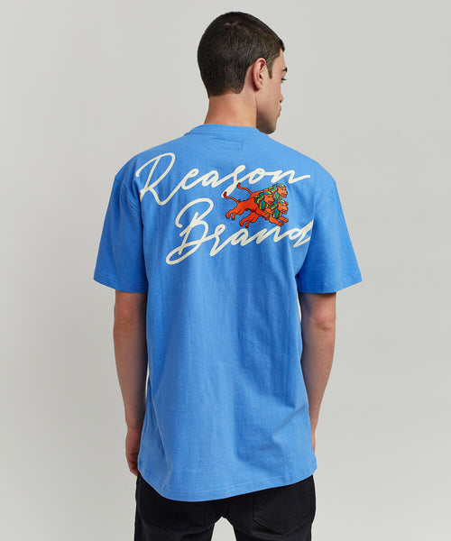 Men Blue Reason Brand Heart Broken Tee