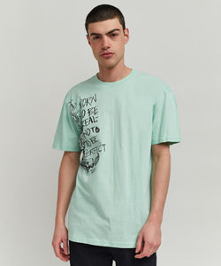 Men Teal Reason Brand Luca Tee