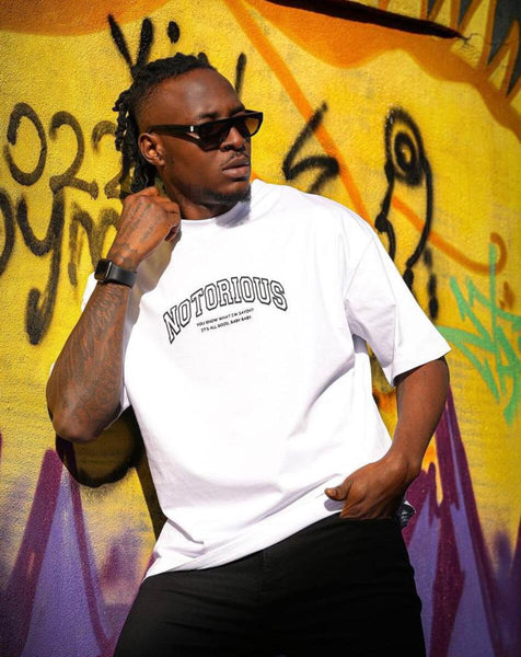 MEN WHITE NOTORIOUS TEE