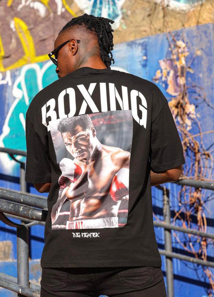 MEN BLACK BOXING BIG FIGHTER