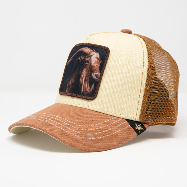 Goat Beige trucker hat