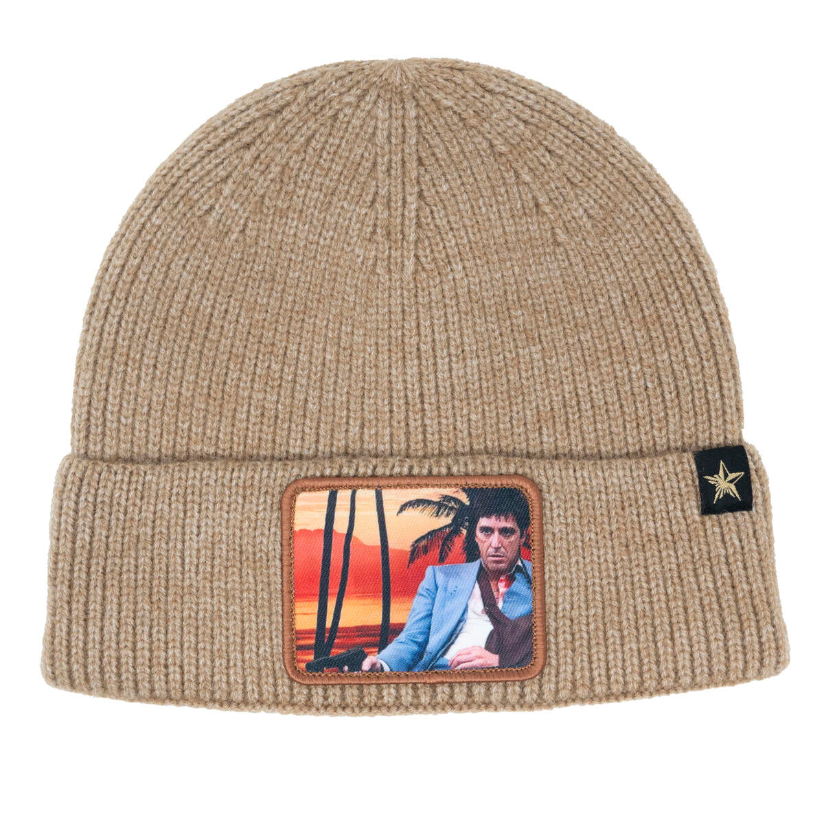 Men/ Women Scarface Beige Skully