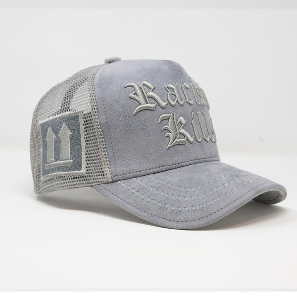 Unisex Grey Racism Kills Gold Star hat
