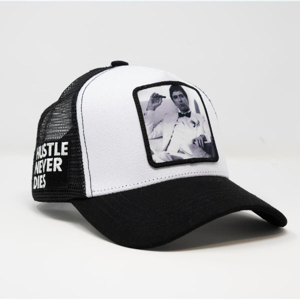 Scarface black/white trucker hat