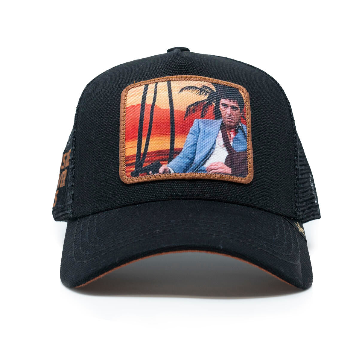 Scarface Black trucker hat