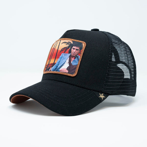 Scarface Black trucker hat