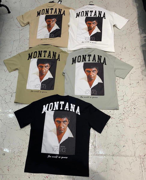 MEN BLACK  MONTANA TEE