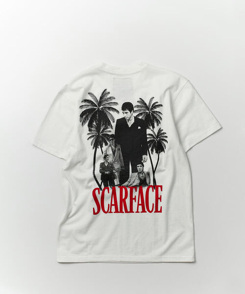 Men White Reason Brand Scarface Pocket Tee