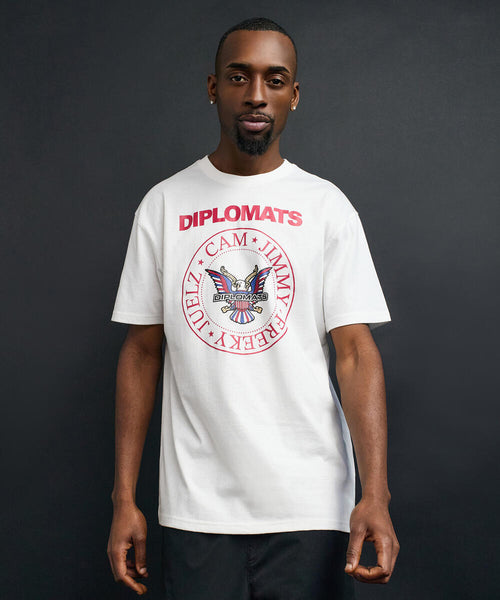 Men White Dipset Downtown Tee