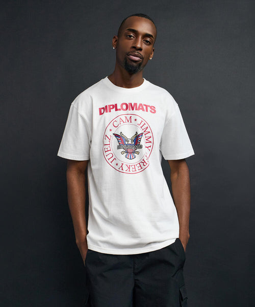 Men White Dipset Downtown Tee