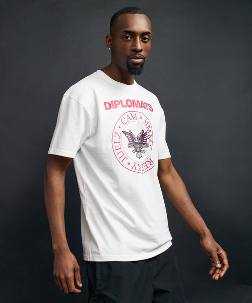 Men White Dipset Downtown Tee