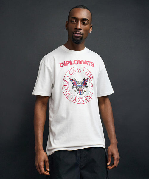 Men White Dipset Downtown Tee