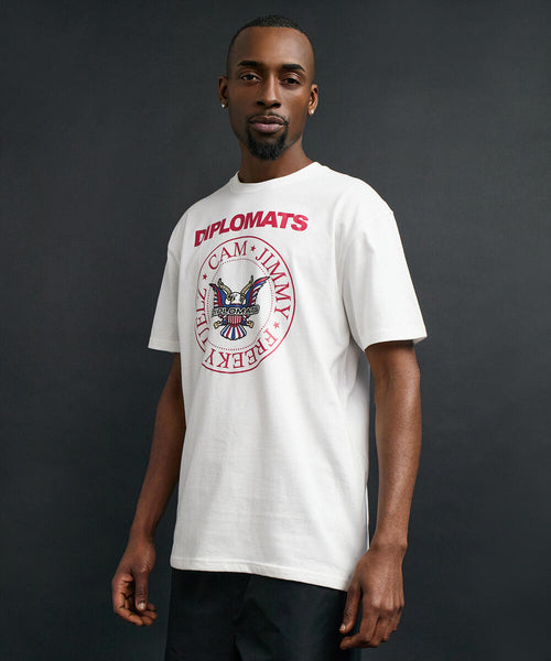 Men White Dipset Downtown Tee