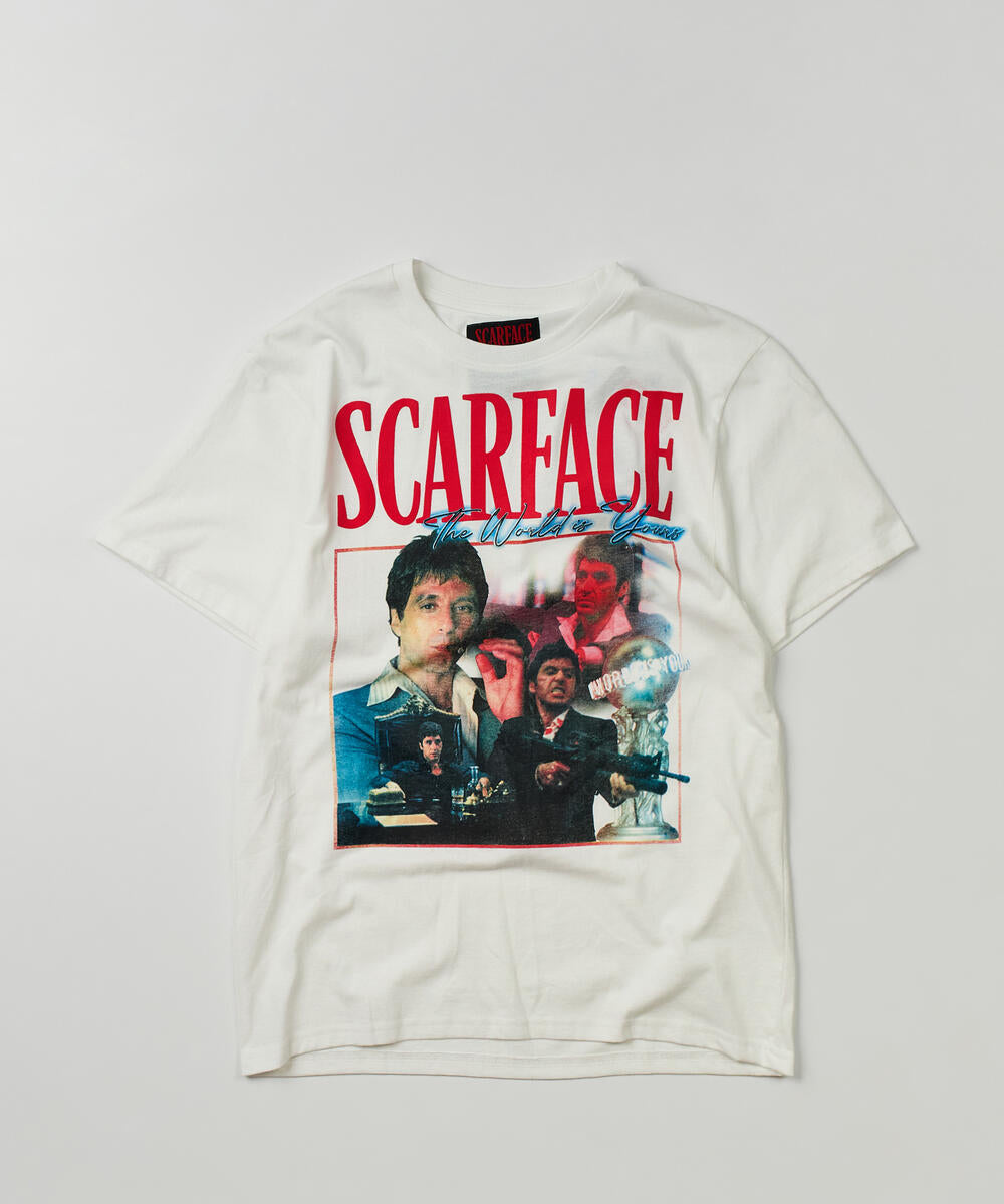 Men White Reason Brand Scarface Box Tee