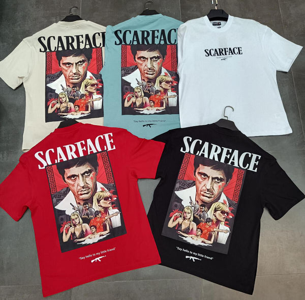 Men Black Scarface Story Tshirt