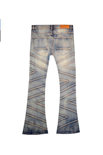 Men Vintage Charlie Stacked Jeans