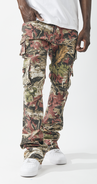 MEN VINTAGE CANADA CAMO KINDER CARGO STACK PANTS