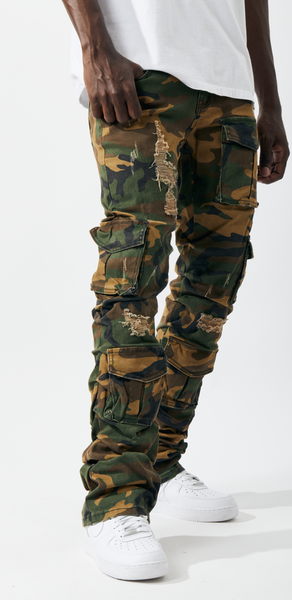 Men Kinderd Green UTILITY CAMO STACK