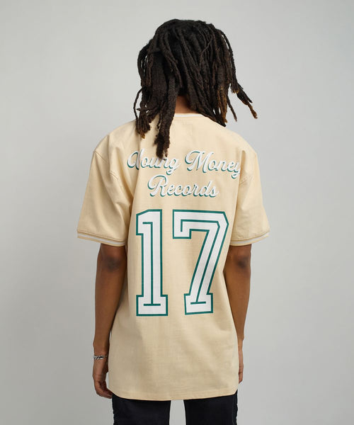 Men Khaki Reason Brand Lil Wayne Young Money Soccer Jersey