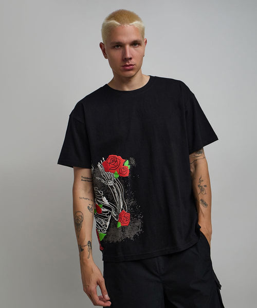 Men White/ Multi Reason Brand No Love Lost Tee