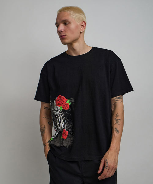 Men White/ Multi Reason Brand No Love Lost Tee