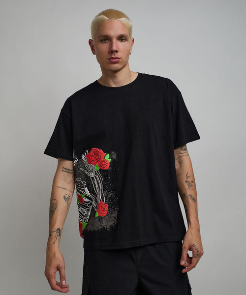 Men White/ Multi Reason Brand No Love Lost Tee