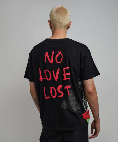 Men White/ Multi Reason Brand No Love Lost Tee