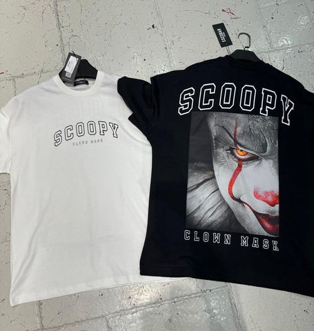 MEN BLACK SCOOPY TEE