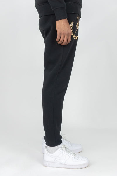 BIG MEN BLACK REGRET NOTHING FLEECE SWEATPANTS