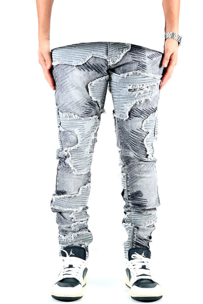 Men LIN(GREY) Slim Fit Jeans