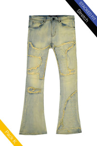 Kid's Vanilla Soho Stacked Jeans