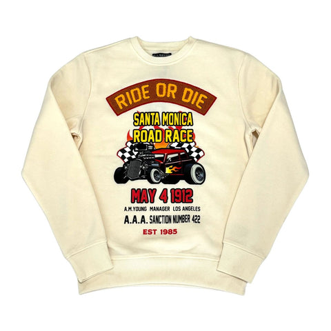 MEN NATURAL RIDE OR DIE CREW NECK