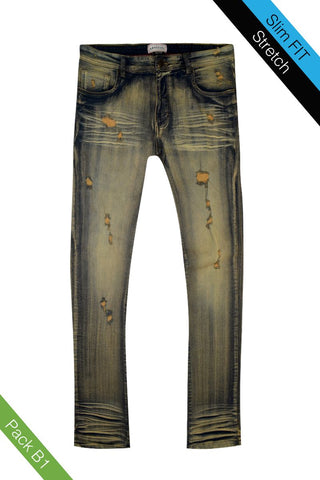 Men Vintage Super-C Slim Jeans