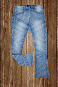 Men Lt Blue Charlie Stacked Jeans