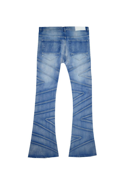 Men Lt Blue Charlie Stacked Jeans