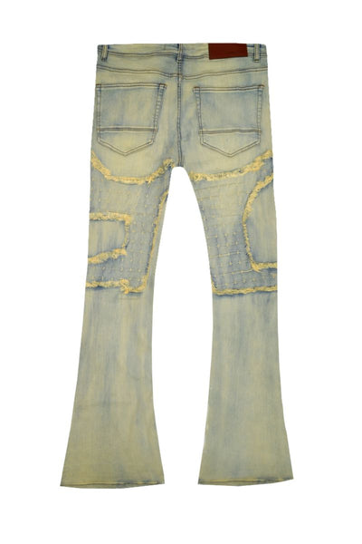 Kid's Vanilla Soho Stacked Jeans