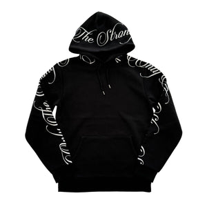 MEN BLACK STONG EMBRODERY HOODIE