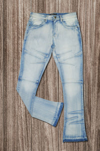 Men's Lt Blue Rio Stacked Jeans