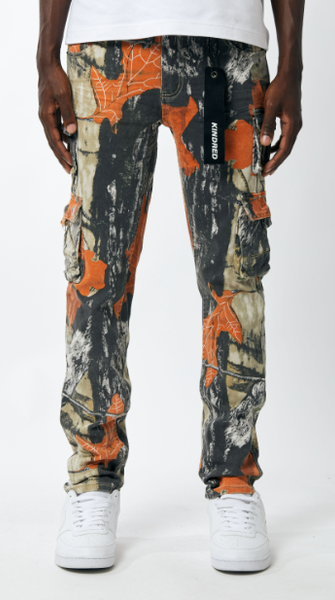 Men Autumn Camo Kinder Stacked Pants