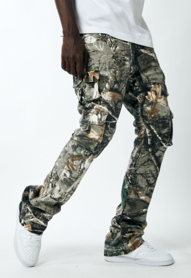 MEN KINDRED EUROPEAN CAMO STACK PANTS