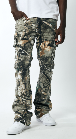 MEN KINDRED EUROPEAN CAMO STACK PANTS