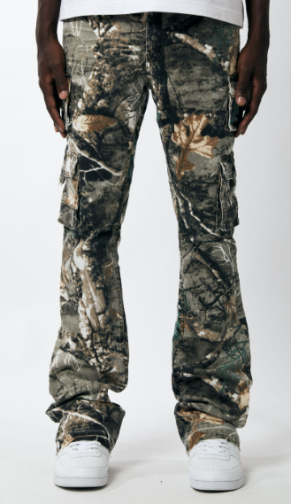 MEN KINDRED EUROPEAN CAMO STACK PANTS