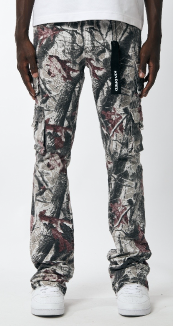 MEN BLADE CAMO KINDER CARGO STACK PANTS