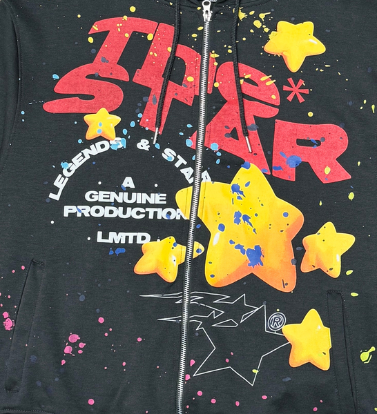 Men Black The Star Hoodie