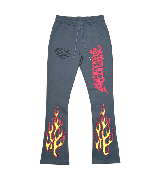 Men Grey Beware Genuine Pants