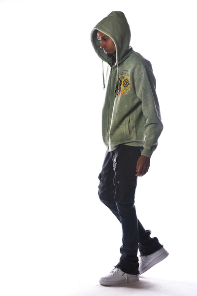 Men Sage Spirit Dissorder Full Zip Hoodie