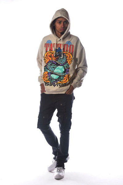 Men Swan Tattoo Dissorder Hoodie