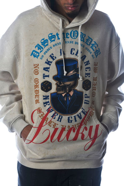 Men Swan Lucky Dissorder Hoodie