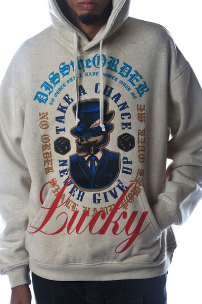 Men Swan Lucky Dissorder Hoodie