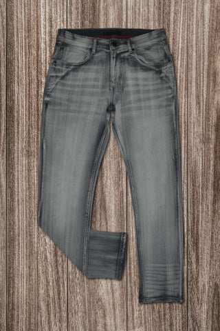 Men Grey Core Straight Jeans